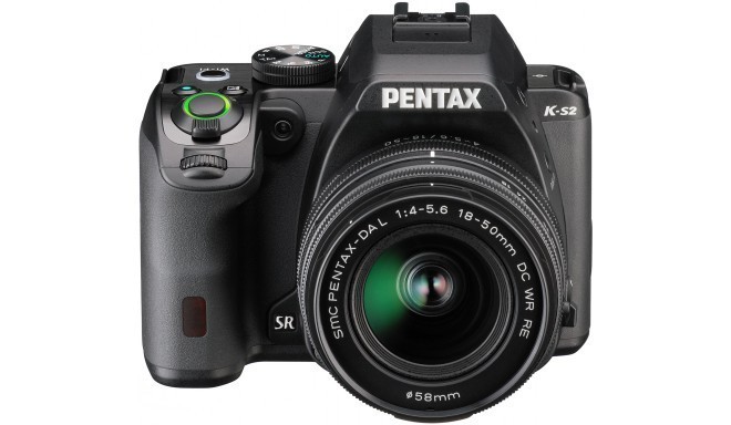 Pentax K-S2 + DA L 18-50мм WR Kit чёрный