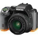 Pentax K-S2 + 18-50mm WR + 50-200mm WR Kit, black/orange