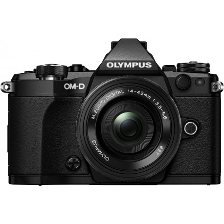 Olympus OM-D E-M5 Mark II + 14-42mm EZ komplekts, melns