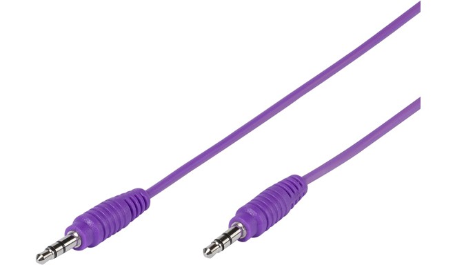 Vivanco kabelis 3.5mm - 3.5mm 1m, violets (35814)