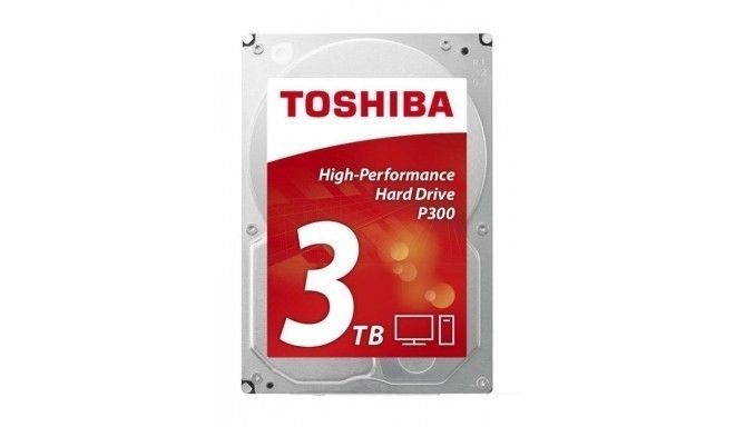 Toshiba kõvaketas P300 HDD 3.5" 3TB SATA/600 64MB 7200RPM