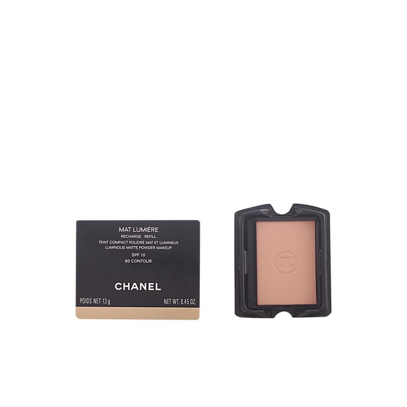 Chanel Mat Lumiere Luminous Matte Powder Makeup SPF10 - # 80 Contour  13g/0.45oz