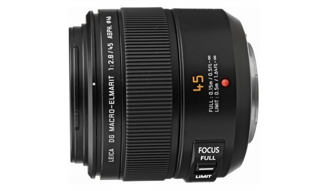 Panasonic Leica DG Macro-Elmarit 45mm f/2.8 ASPH MEGA O.I.S., black