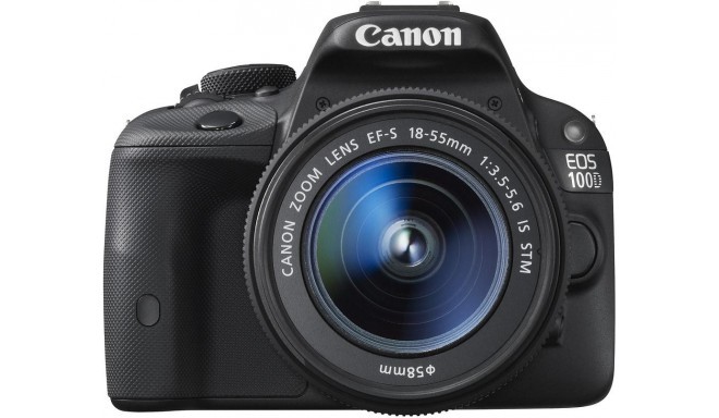 Canon EOS 100D + 18-55mm IS STM + LP-E12 + puhastuslapp Kit