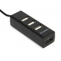 Omega USB 2.0 HUB 4-port OUH243B, black
