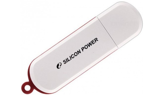 Silicon Power mälupulk 8GB LuxMini 320, valge