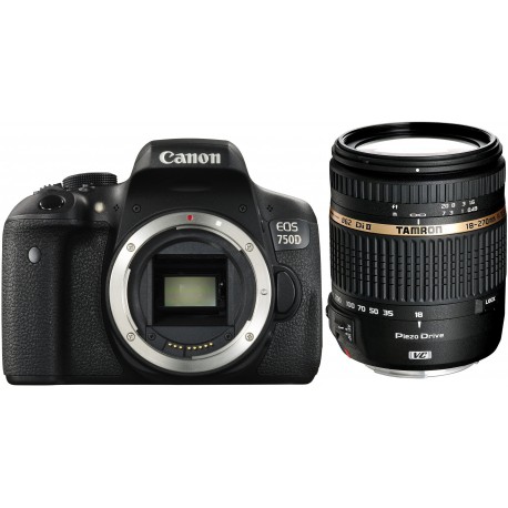 Canon EOS 750D + Tamron 18-270mm VC PZD