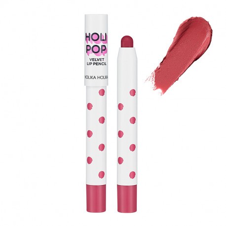 Holika Holika Матовая помада-карандаш для губ Holi Pop Velvet Lip Pencil PK05 Rose