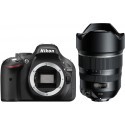 Nikon D5200 + Tamron 15-30mm, black