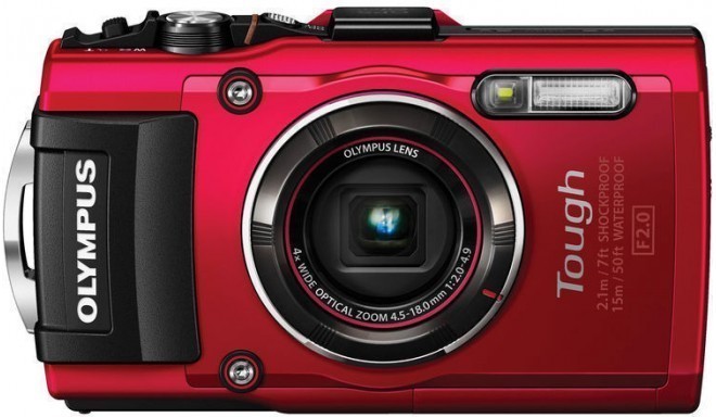 Olympus Stylus Tough TG-4, sarkans