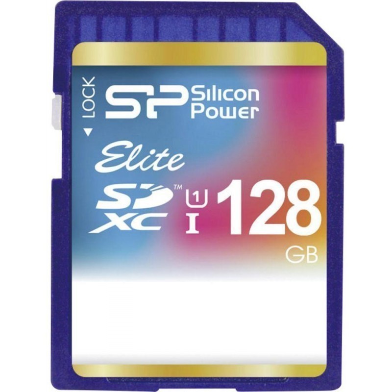 Silicon Power карта памяти SDXC 128GB Elite