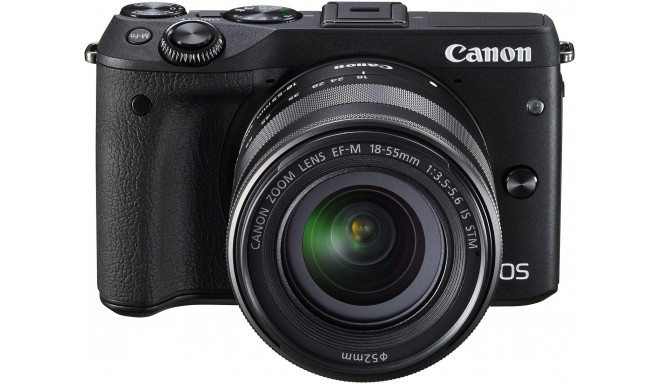 Canon EOS M3 + 18-55 IS STM + skatu meklētājs komplekts