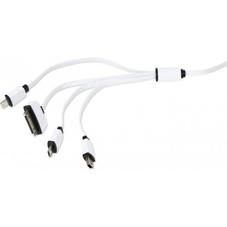 Omega kaabel USB - microUSB/miniUSB/Lightning/Apple 30-pin 4in1 (OUCK4WB)