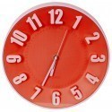 Platinet wall clock Zegar, red (42989)