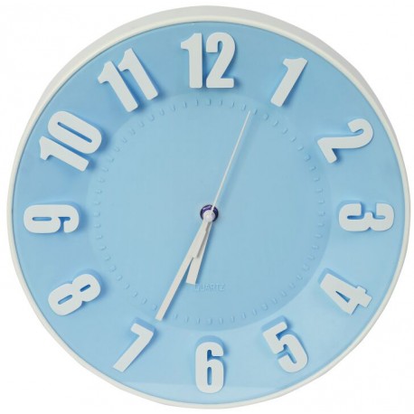 Platinet wall clock, blue (42990)