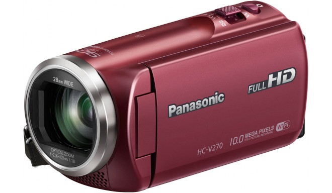Panasonic HC-V270, punane