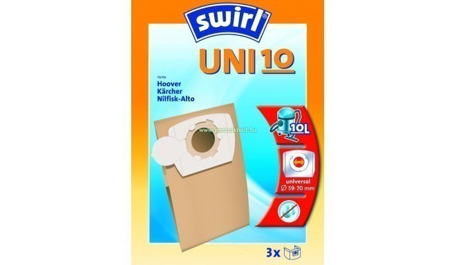 Swirl putekļu maiss UNI10 3pcs