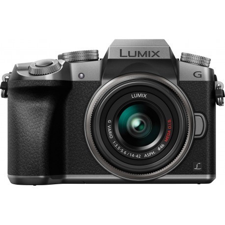 Panasonic Lumix DMC-G7 + 14-42mm Kit, hõbedane