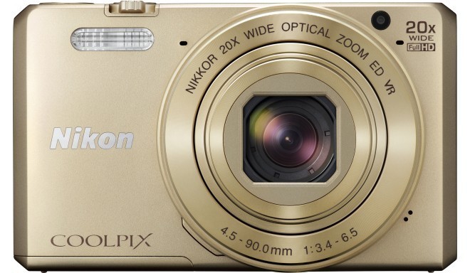 Nikon Coolpix S7000, kuldne