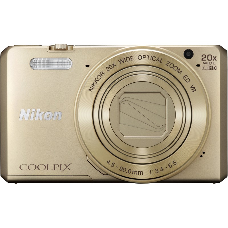 Nikon Coolpix S7000, golden - Compact cameras - Nordic Digital
