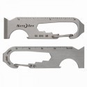 Keychain, micro tool DoohicKey 6x Key Tool stainless steel