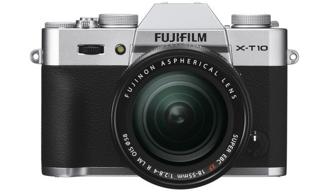 Fujifilm X-T10 + 18-55mm Kit, silver