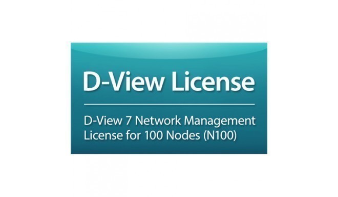 D-LINK DV-700-N100-LIC, License for D-View 7.