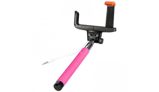 SelfieMAKER Smart monopod with cable, pink