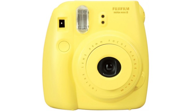 Fujifilm Instax Mini 8, kollane + läikiv "Instax mini" paber