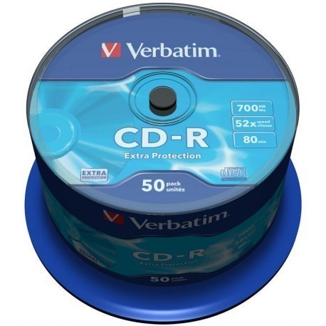 Verbatim CD-R Extra Protection 700MB 52x 50pcs spindle