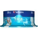 Verbatim CD-R AZO Printable 700MB 52x 25pcs spindle