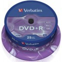 Verbatim DVD+R Matt Silver 4,7GB 16x 25pcs spindle