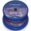 Verbatim DVD+R Matt Silver 4,7GB 16x 50tk torn