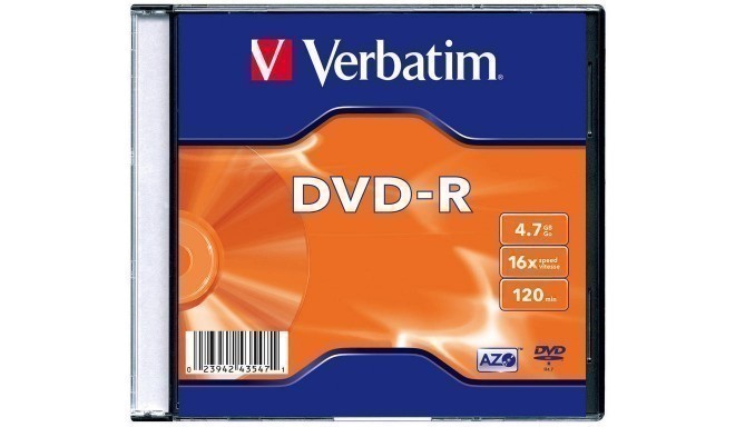 Verbatim DVD-R Matt Silver 4.7GB 16x kastītē