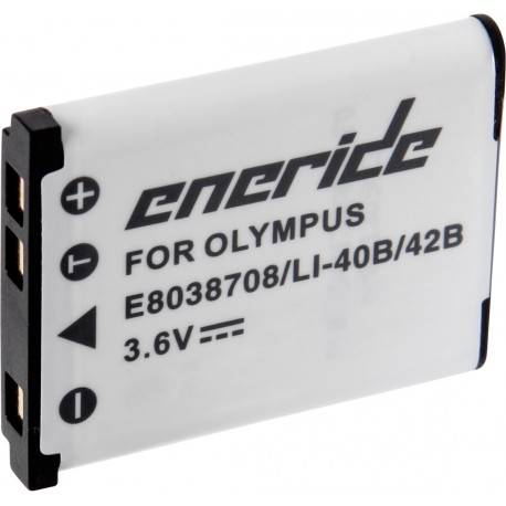 Eneride aku E (Olympus, LI-40B 700mAh), valge