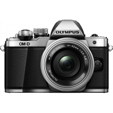 Olympus OM-D E-M10 Mark II + 14-42mm EZ Kit, hõbedane